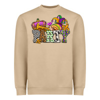 Mushroom mardi gras  party olivia Heavyweight Sweatshirt - OliviaCreatesArt