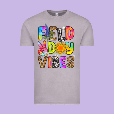 Field Day Vibes Vintage Tee Designed By Ranaportraitstore