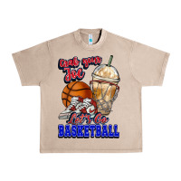 French Oak Grab your joe let's go Basketball Urban Heavy Tee - NancyCooperArtShop