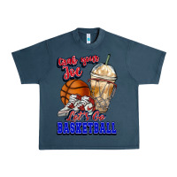 Midnight Navy Grab your joe let's go Basketball Urban Heavy Tee - NancyCooperArtShop