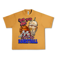 Peanut Butter Grab your joe let's go Basketball Urban Heavy Tee - NancyCooperArtShop