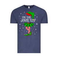 Vintage Denim matching family group i'm the jovie elf christmas t shirt Vintage Tee - minhPixels