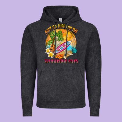 Ain't No Cure For The Summertime Blues Vintage Hoodie Designed By Nancycooperartshop