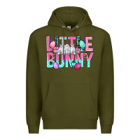 Army Green Little Bunny Easter Premium Hoodie - BundleAndBundleShop