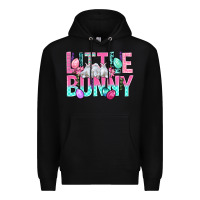Black Little Bunny Easter Premium Hoodie - BundleAndBundleShop