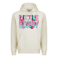 Oatmeal Heather Little Bunny Easter Premium Hoodie - BundleAndBundleShop