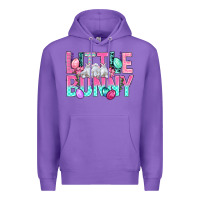 Purple Little Bunny Easter Premium Hoodie - BundleAndBundleShop