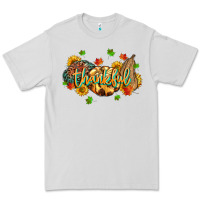 Dove Grey thankful pumpkins Premium Tee - MaliasSmallBusiness