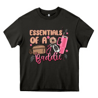 Asphalt essentials of a baddie Heavy Core Tee - MaliasSmallBusiness