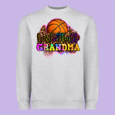 Basketball Grandma Heavyweight Sweatshirt Designed By Oliviacreatesart