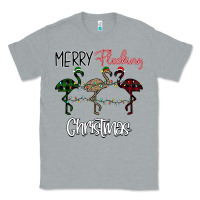 Heather Grey Merry Flocking Christmas Classic Tee - Bettercallsaul