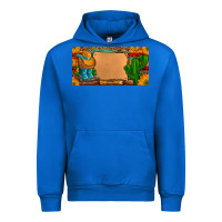 Cobalt custom cowboy boots aztec sunflowers leopard license plate Urban Hoodie - Artiststas