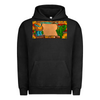 Pigment Black custom cowboy boots aztec sunflowers leopard license plate Urban Hoodie - Artiststas