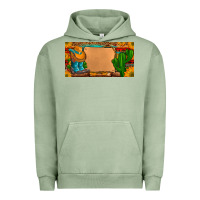 Pigment Oil Green custom cowboy boots aztec sunflowers leopard license plate Urban Hoodie - Artiststas