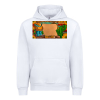 White custom cowboy boots aztec sunflowers leopard license plate Urban Hoodie - Artiststas