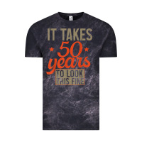 Cloud Black 50 years old 50th birthday gifts for men and women Vintage Tee - minhPixels