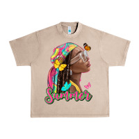 French Oak summer afro Urban Heavy Tee - NancyCooperArtShop