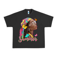 Pigment Black summer afro Urban Heavy Tee - NancyCooperArtShop