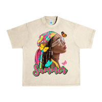 Sandshell summer afro Urban Heavy Tee - NancyCooperArtShop