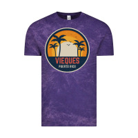 Cloud Purple Vieques Puerto Rico Vintage Tee - minhPixels