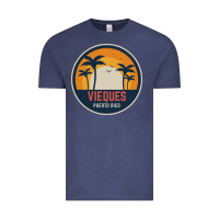 Vintage Denim Vieques Puerto Rico Vintage Tee - minhPixels
