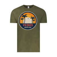 Vintage Olive Vieques Puerto Rico Vintage Tee - minhPixels