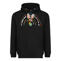 Black easter rainbow Heavyweight Hoodie - CowhideDigitalArt