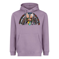Lavender easter rainbow Heavyweight Hoodie - CowhideDigitalArt