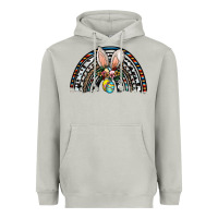 Moon Dust easter rainbow Heavyweight Hoodie - CowhideDigitalArt