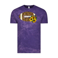 Cloud Purple Leopard Print Footbal Vintage Tee - Bettercallsaul