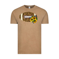 Vintage Coffee Leopard Print Footbal Vintage Tee - Bettercallsaul