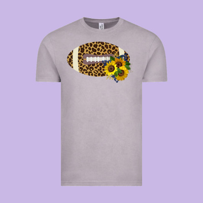 Leopard Print Footbal Vintage Tee Designed By Bettercallsaul