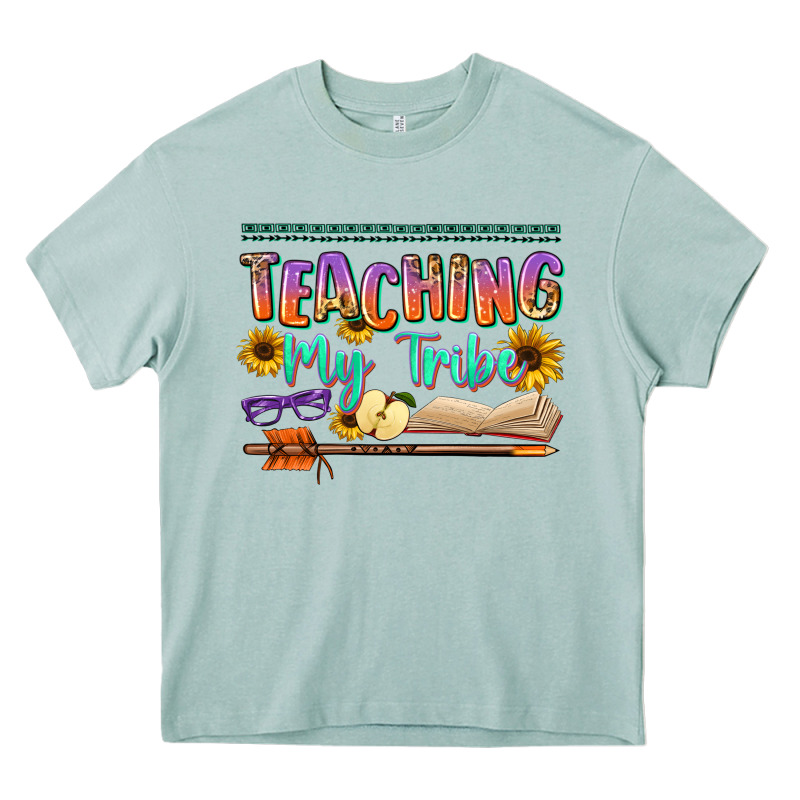 Teaching My Tribe Heavy Core Tee by NancyCooperArtShop | Teevron