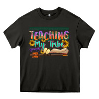 Asphalt teaching my tribe Heavy Core Tee - NancyCooperArtShop