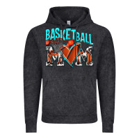 Vintage Black Basketball Mom Vintage Hoodie - NancyCooperArtShop