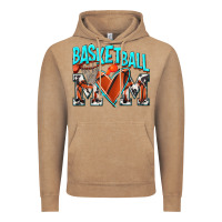 Vintage Coffee Basketball Mom Vintage Hoodie - NancyCooperArtShop