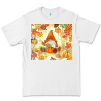 White fall gnome Premium Tee - MaliasSmallBusiness