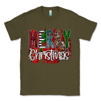 Army Green Merry Christmas Buffalo Plaid Leopard Classic Tee - Bettercallsaul