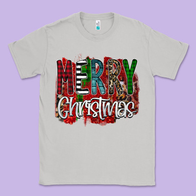 Merry Christmas Buffalo Plaid Leopard Classic Tee Designed By Bettercallsaul