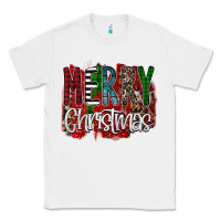 White Merry Christmas Buffalo Plaid Leopard Classic Tee - Bettercallsaul