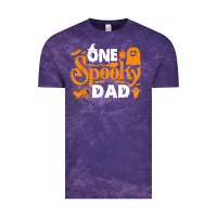 Cloud Purple one spooky dad funny cat boo dad halloween costume design t shirt Vintage Tee - minhPixels