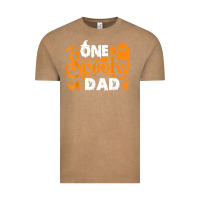 Vintage Coffee one spooky dad funny cat boo dad halloween costume design t shirt Vintage Tee - minhPixels
