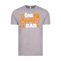 Vintage Zinc one spooky dad funny cat boo dad halloween costume design t shirt Vintage Tee - minhPixels