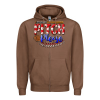 Chestnut pitch please Zipper Hoodie - BundleAndBundleShop