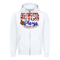White pitch please Zipper Hoodie - BundleAndBundleShop
