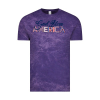 Cloud Purple God Bless America Vintage Tee - Bettercallsaul