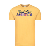 Vintage Mustard God Bless America Vintage Tee - Bettercallsaul