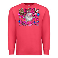 Cardinal merry Christmas santa Premium Sweatshirt - CowhideDigitalArt