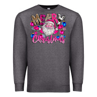 Charcoal Heather merry Christmas santa Premium Sweatshirt - CowhideDigitalArt