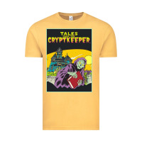 Vintage Mustard Tales From The Cryptkeeper-Figzk Vintage Tee - minhPixels